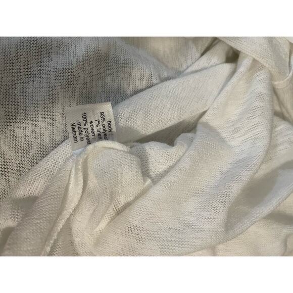 Lane Bryant Women's Long Sleeve Asymmetrical Hem Blouse White Size 14-16 NEW - Picture 5 of 8